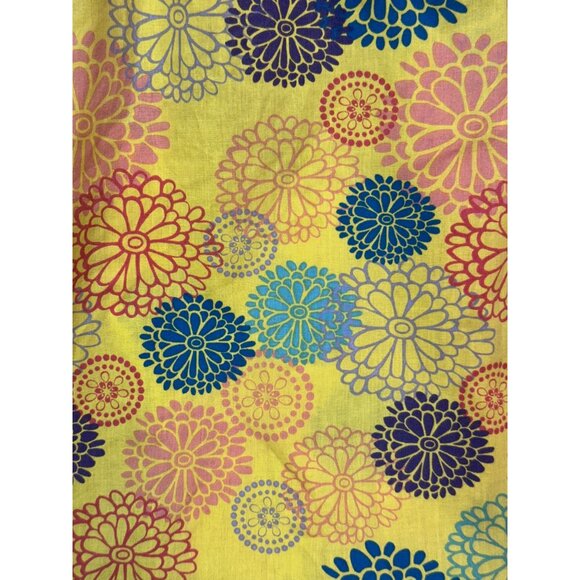 Anthony Richards Womens Nightgown Large Yellow  Floral  Cotton/Polyester Blend - Picture 4 of 15